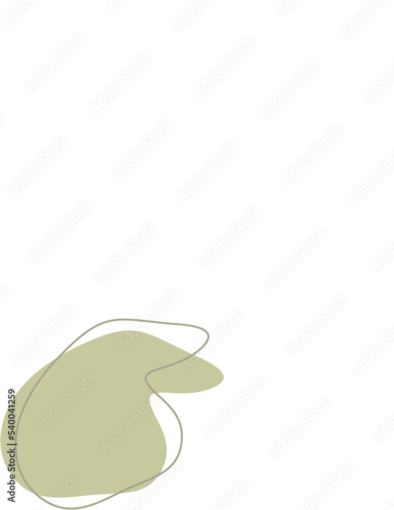 Liquid and fluid shape Green color Liquid and fluid shape Green color
