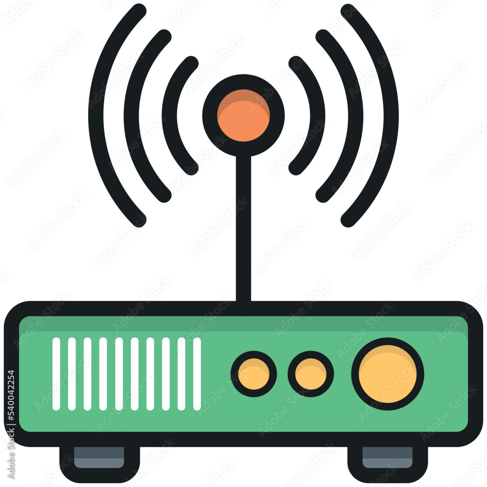 Wifi Router Vector Icon