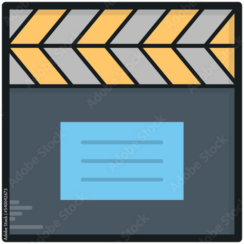 Clapper Board Vector Icon