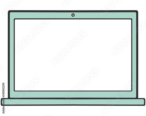 Pastel Computer Laptop Frame Mockup