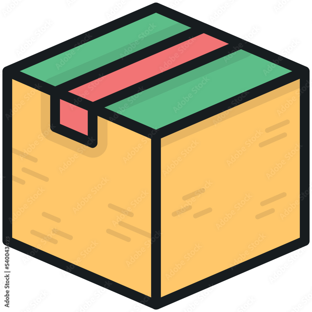 Delivery Box Vector Icon Delivery Box Vector Icon