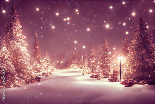 Christmas trees exterior