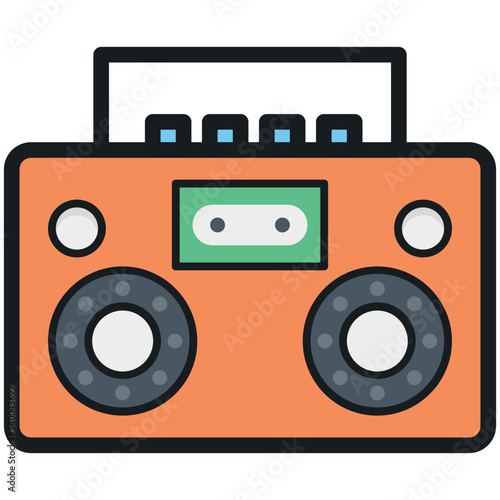 Boombox Vector Icon