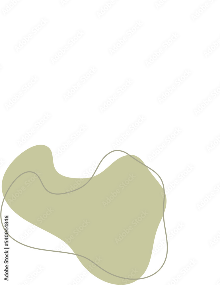 Liquid and fluid shape Green color Liquid and fluid shape Green color