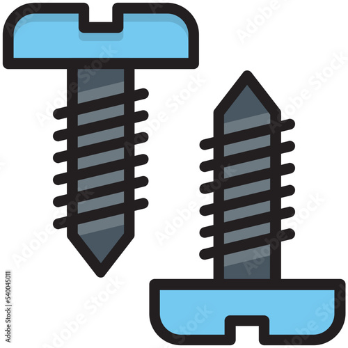 Screw Vector Icon
