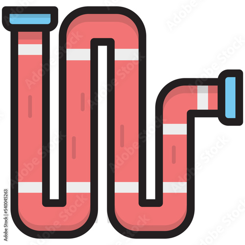 Pvc Pipe Vector Icon