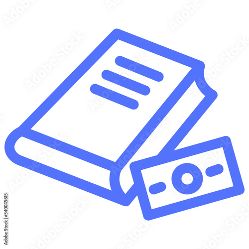 buy book textbook fees tuition fees line icon
