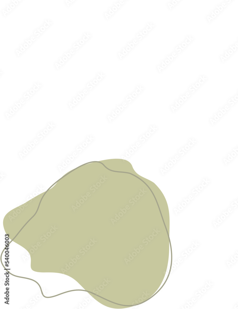 Liquid and fluid shape Green color Liquid and fluid shape Green color