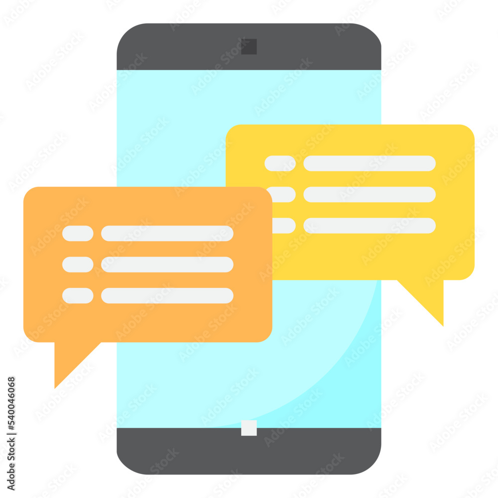 Smartphone flat style icon Smartphone flat style icon