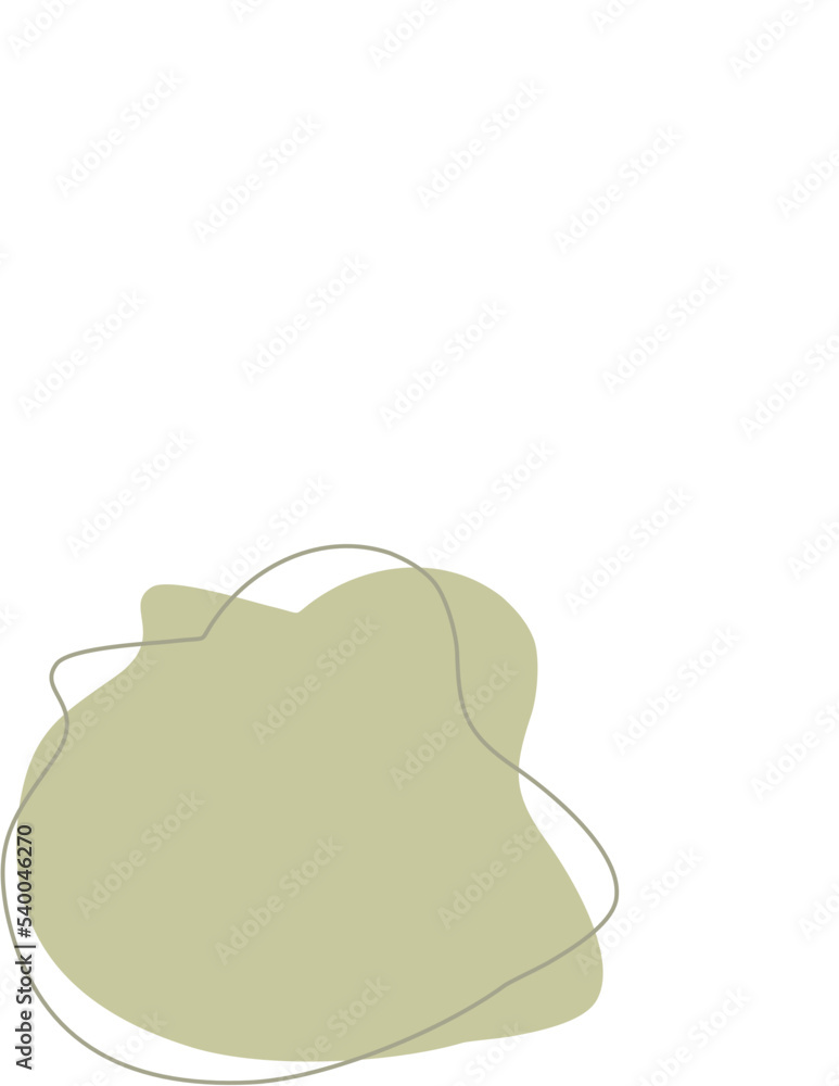 Liquid and fluid shape Green color Liquid and fluid shape Green color