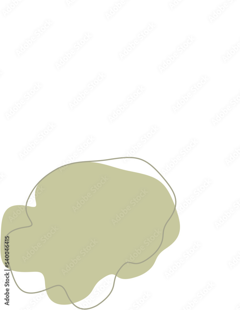 Liquid and fluid shape Green color Liquid and fluid shape Green color