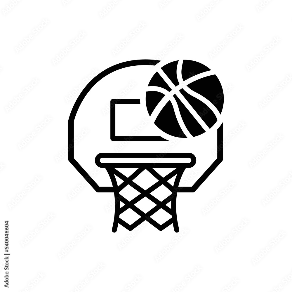 basketball net icon design vector template basketball net icon design vector template