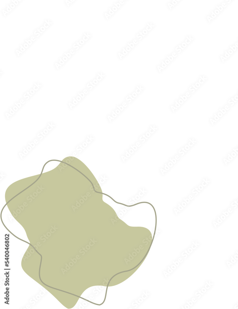Liquid and fluid shape Green color Liquid and fluid shape Green color
