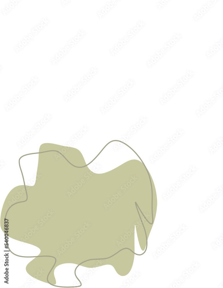 Liquid and fluid shape Green color Liquid and fluid shape Green color