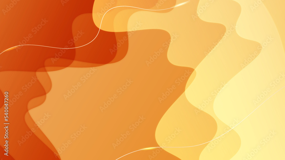 Abstract orange modern design background with yellow gradient contrast