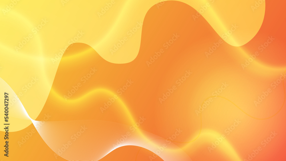 Fototapeta premium Abstract orange modern design background with yellow gradient contrast