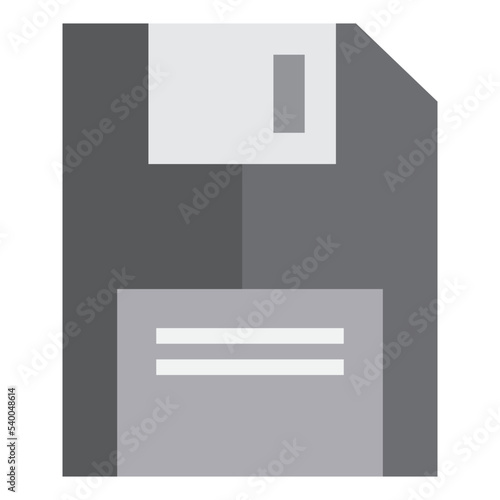Flopy disk flat style icon