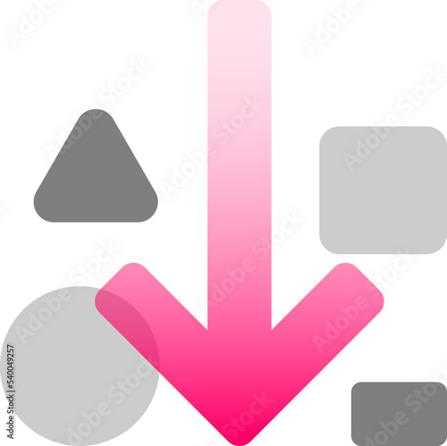 Download arrow icon - pointing down