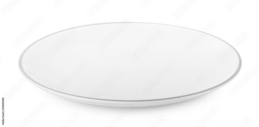 empty plate isolated on white background empty plate isolated on white background
