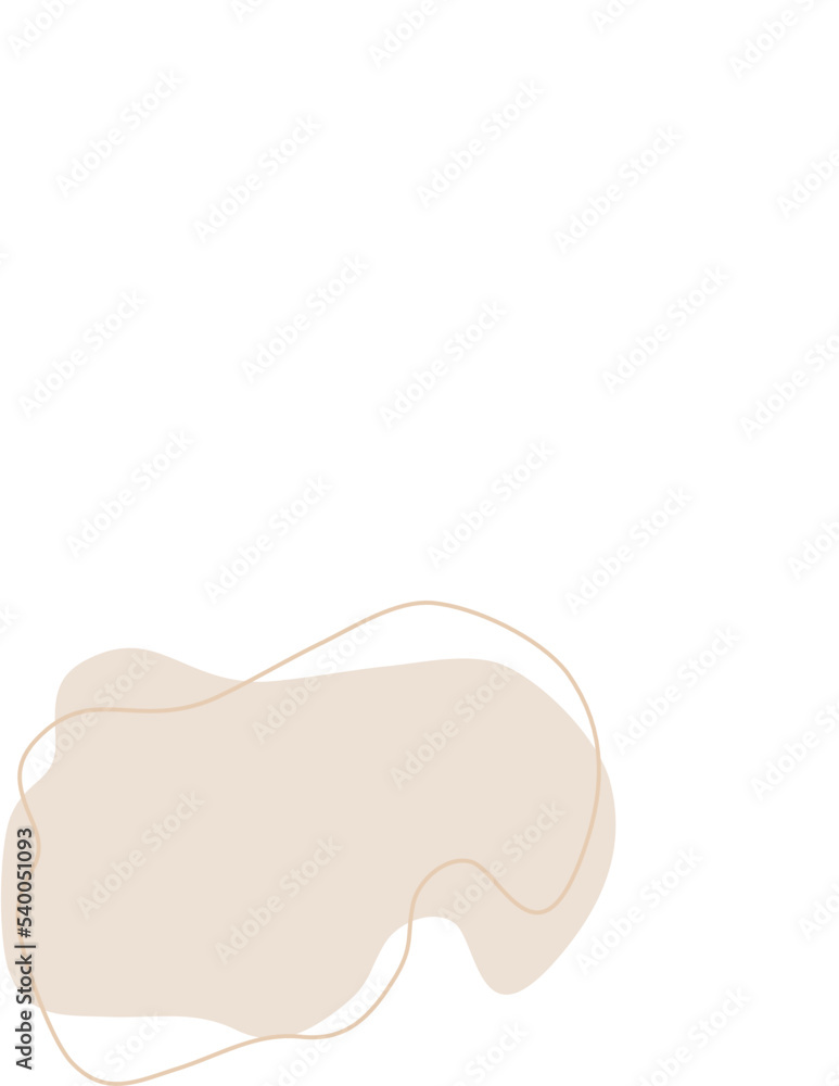 Liquid and fluid shape beige color Liquid and fluid shape beige color