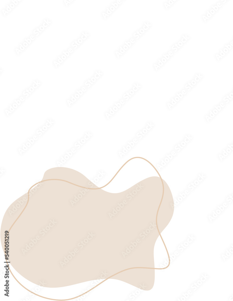 Liquid and fluid shape beige color Liquid and fluid shape beige color