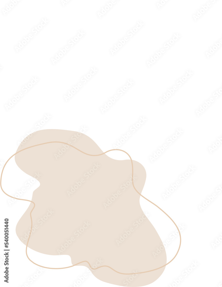 Liquid and fluid shape beige color Liquid and fluid shape beige color