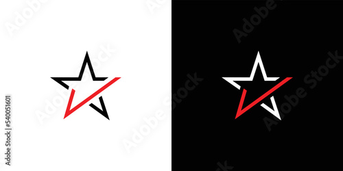 Unique and modern truth star logo design