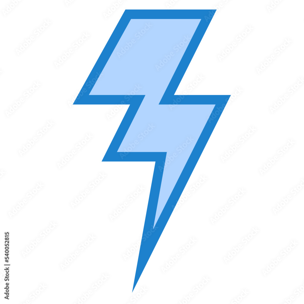 Bolt blue style icon Bolt blue style icon