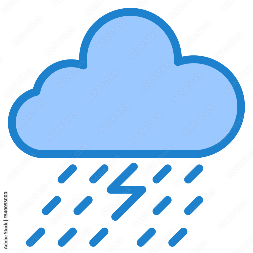 Thunderstrom blue style icon Thunderstrom blue style icon