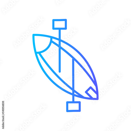 kayak gradient icon