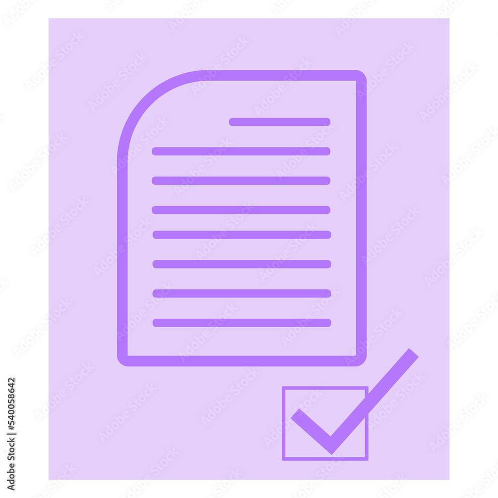 Documents icon concept, Document management for business design