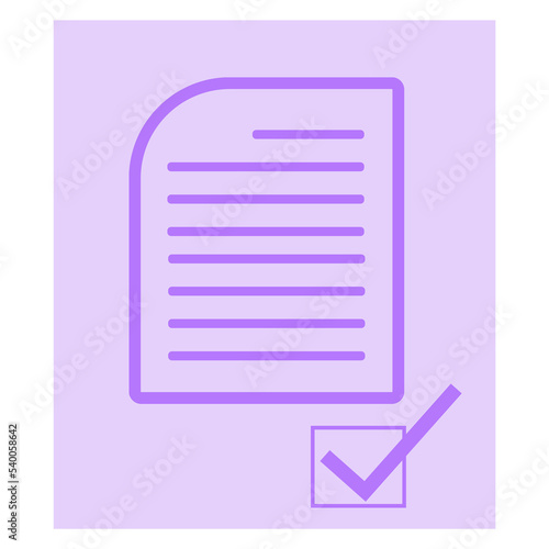 Documents icon concept, Document management for business design