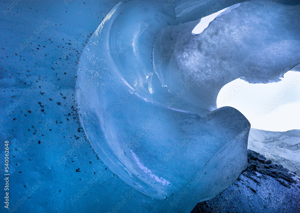 Fototapeta premium Alpine glaciers are melting
