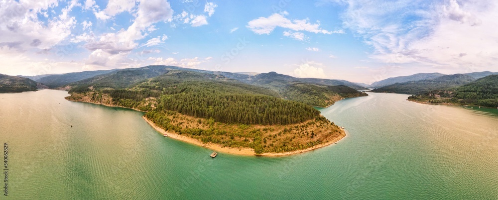 Panoramic View of the Lake
