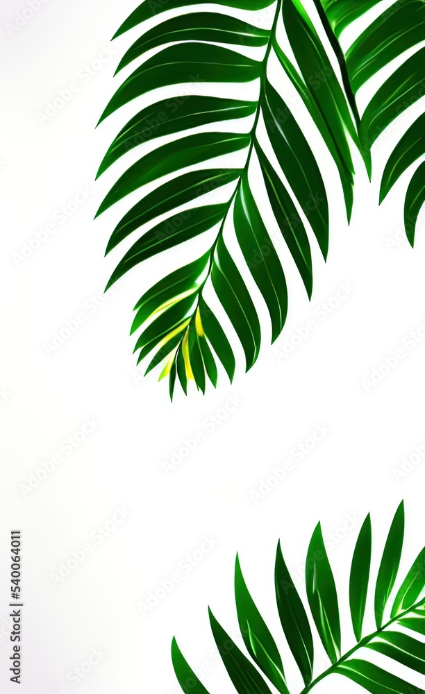 Fototapeta premium Green Leaf Natural Background
