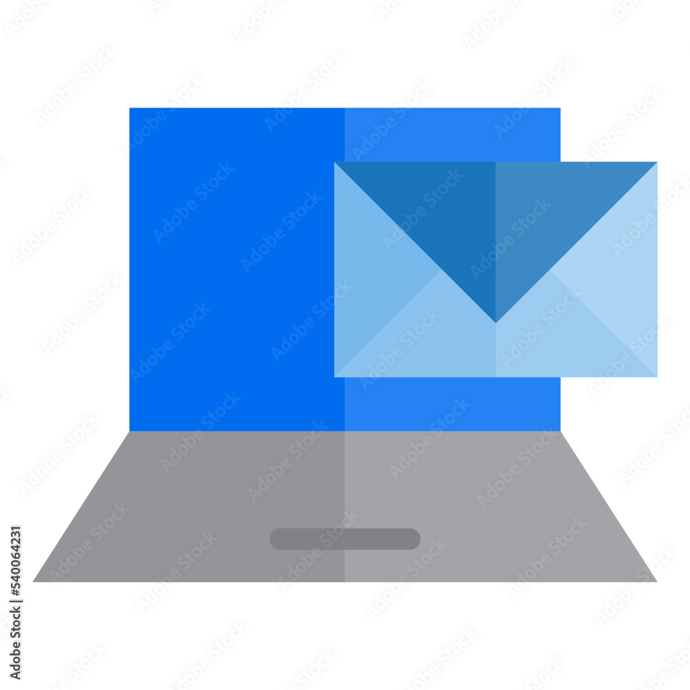 Mail flat style icon Mail flat style icon