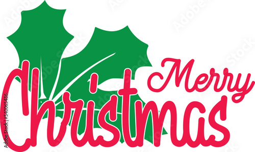 merry christmas lettering