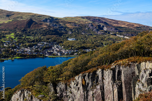 snowdonia Dinorwic Quarry Llanberis Llyn Padarn wales
