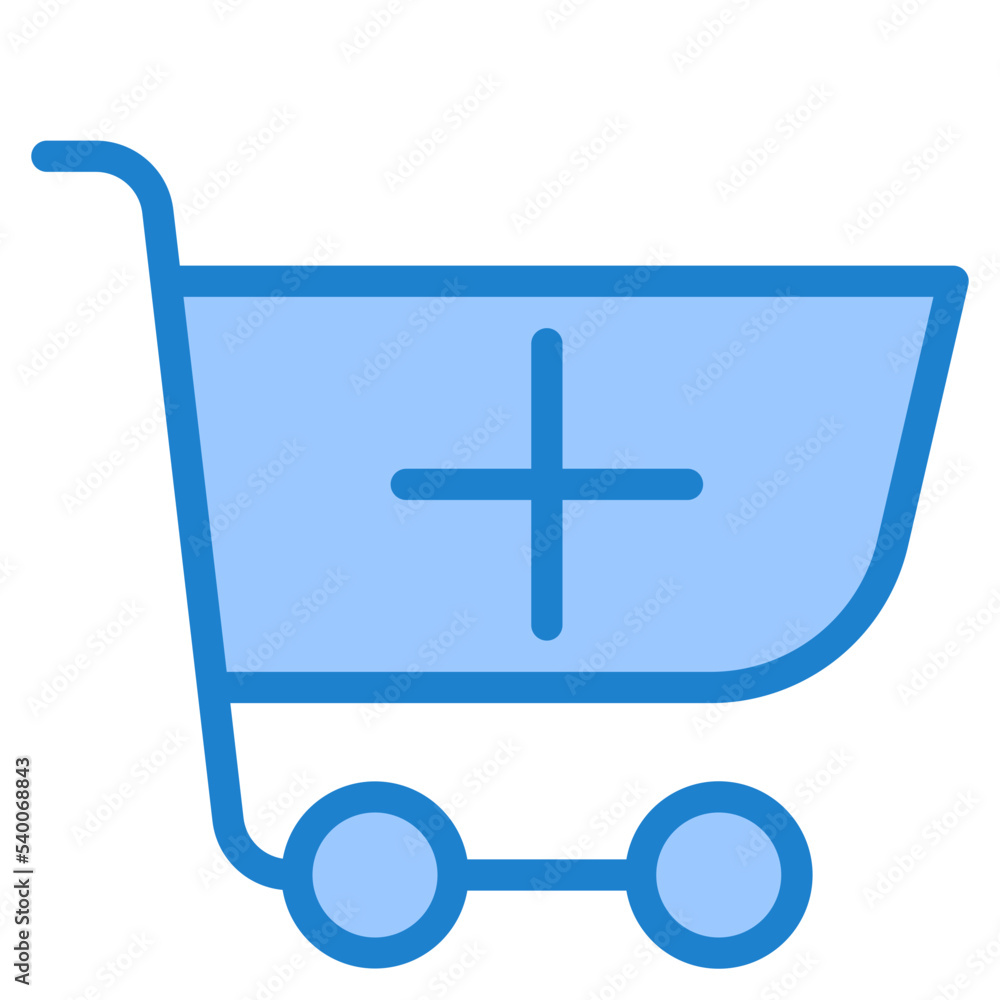 Cart blue style icon Cart blue style icon