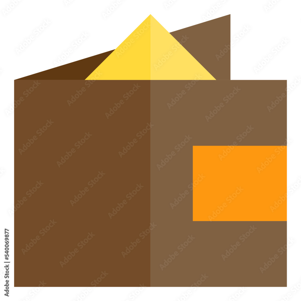 Wallet flat style icon Wallet flat style icon