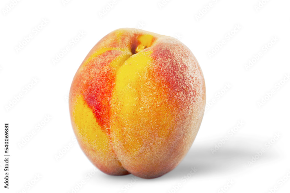 Fresh peach isolated on white background Fresh peach isolated on white background