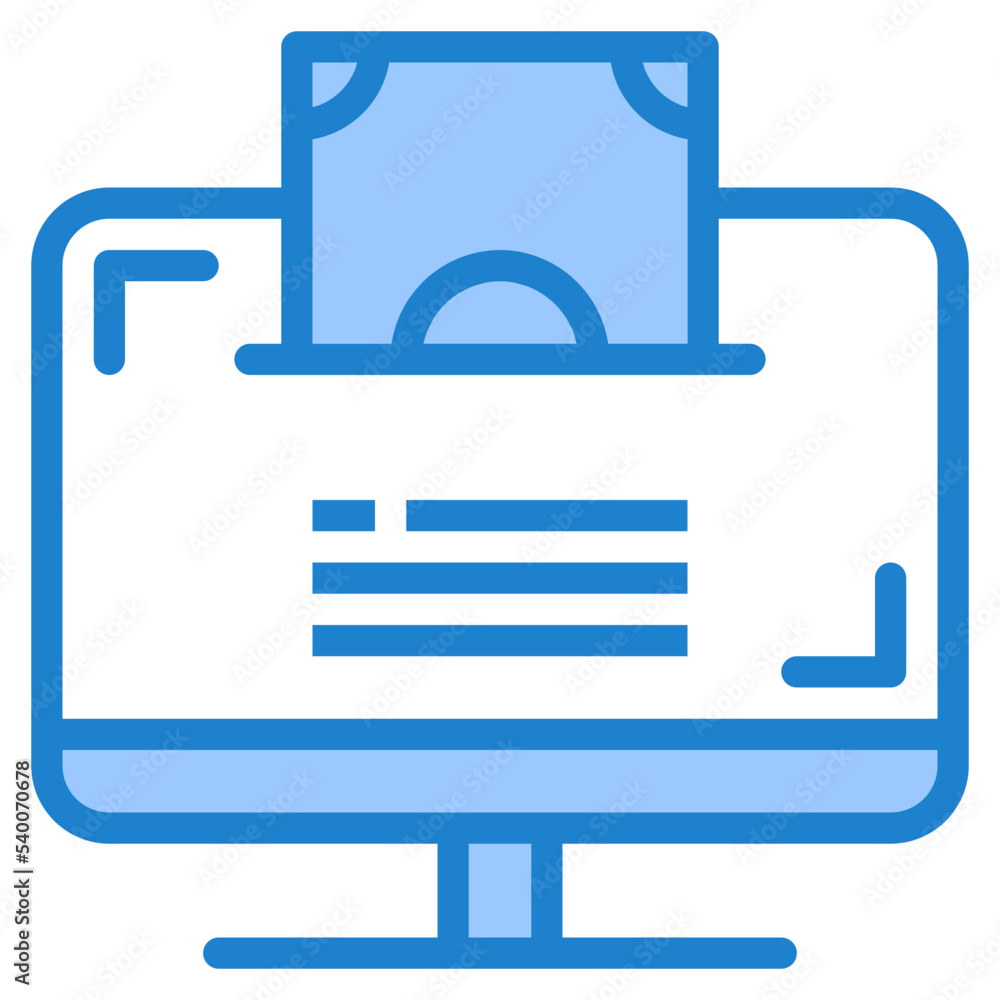 Payment method blue style icon Payment method blue style icon