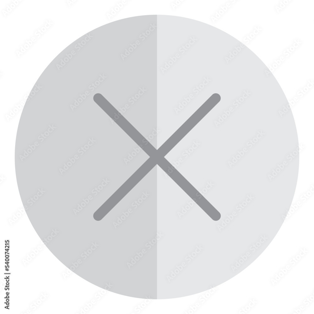 Cancel arrow flat style icon Cancel arrow flat style icon