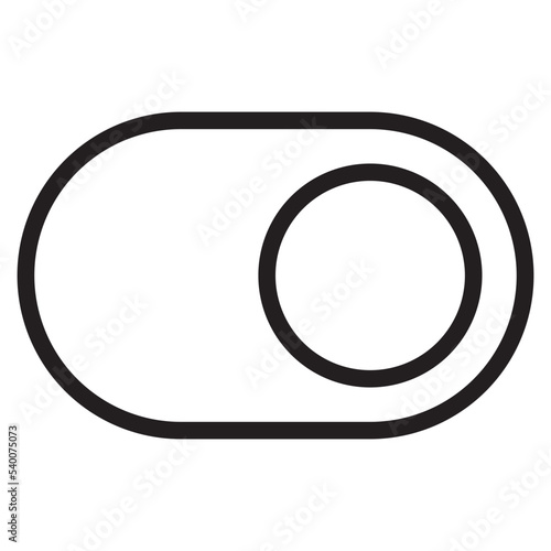 Toggle outline style icon