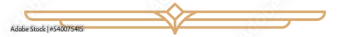 Obraz  z motywem Retro frame header. Geometric golden vintage ornament.