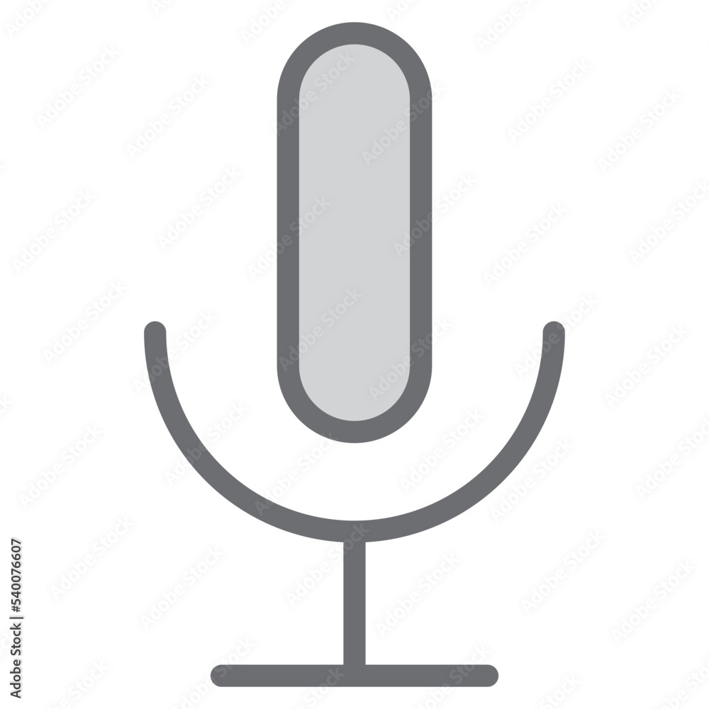 Microphone color line style icon Microphone color line style icon