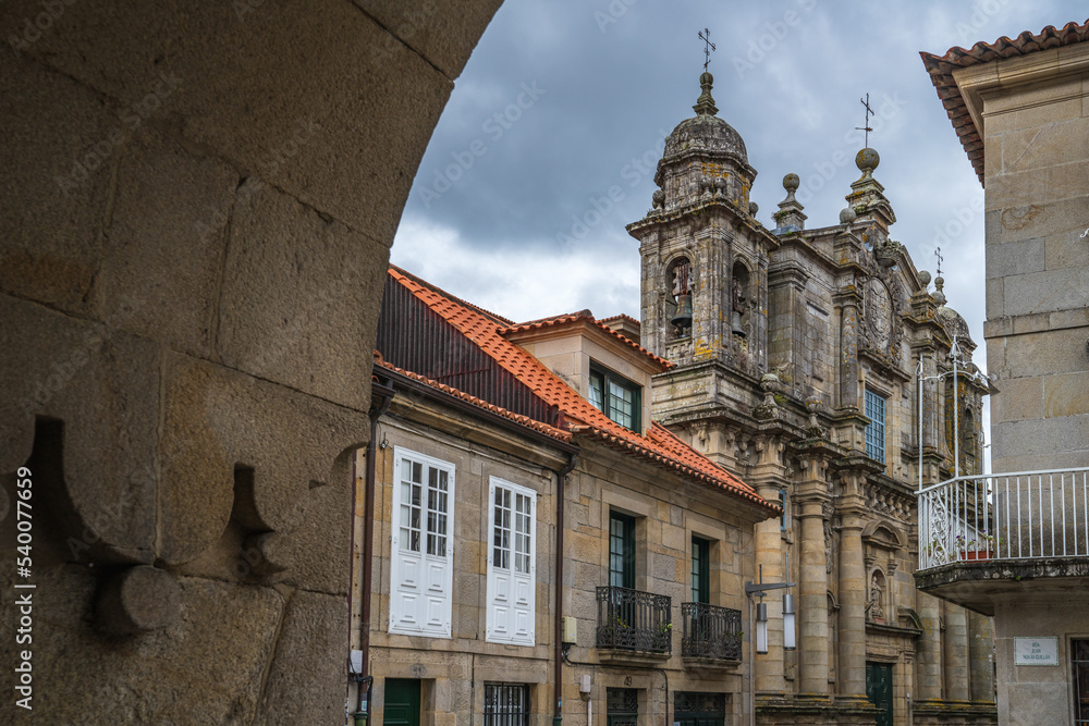Church of San Bartolome, in the city of Pontevedra,  Galicia, Spain.