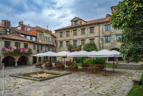 Square in the city of Pontevedra, in Galicia, Spain.