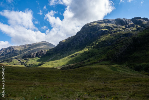 Scottish Mountain highland landscape, Scotland, munros.