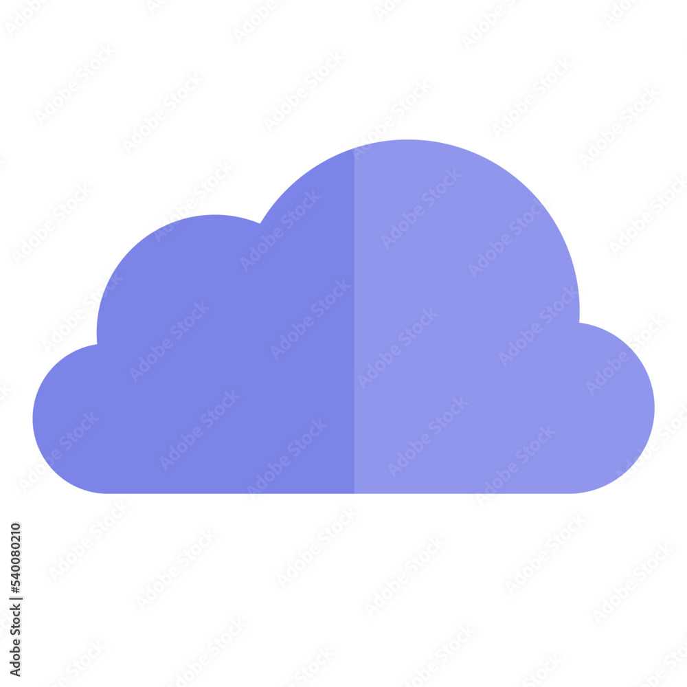 Cloud flat style icon Cloud flat style icon